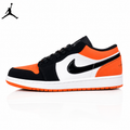 Air Jordan 1 Low Black Shattered Backboard 553558-128 Unisex Sneakers