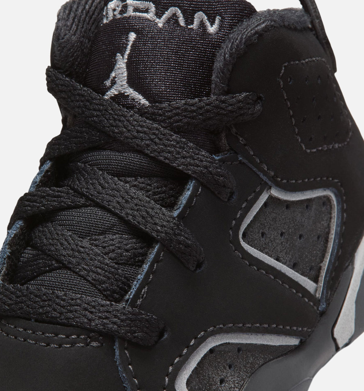 Air Jordan 6 Cap & Gown Infant & Toddler Lifestyle Shoes - Black/Reflective Silver/Black