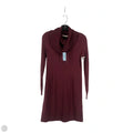 Dress Sweater By Loft In Maroon, Size: Xsp