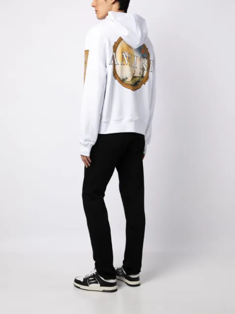 AMIRI logo-print long-sleeve sweatshirt