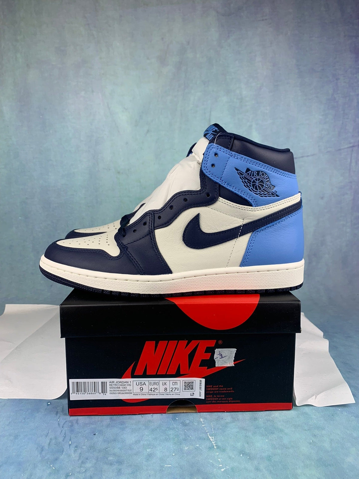 Air Jordan 1 High University Blue 555088-140 Unisex Sneakers