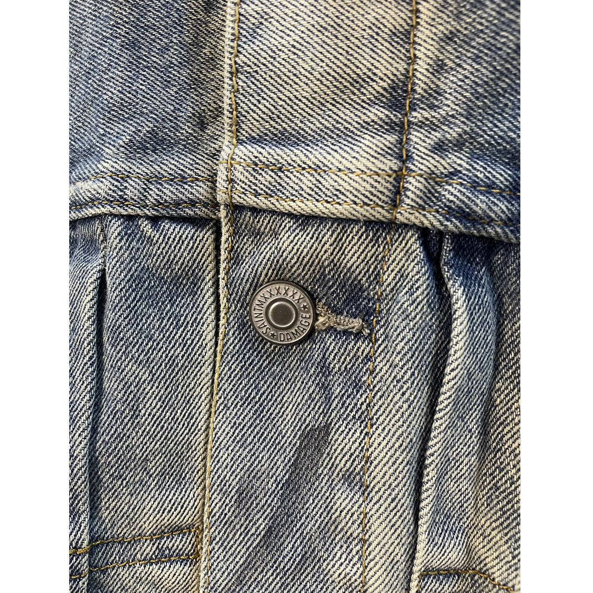 SAINT MICHAEL  Flap Pockets Denim Jacket