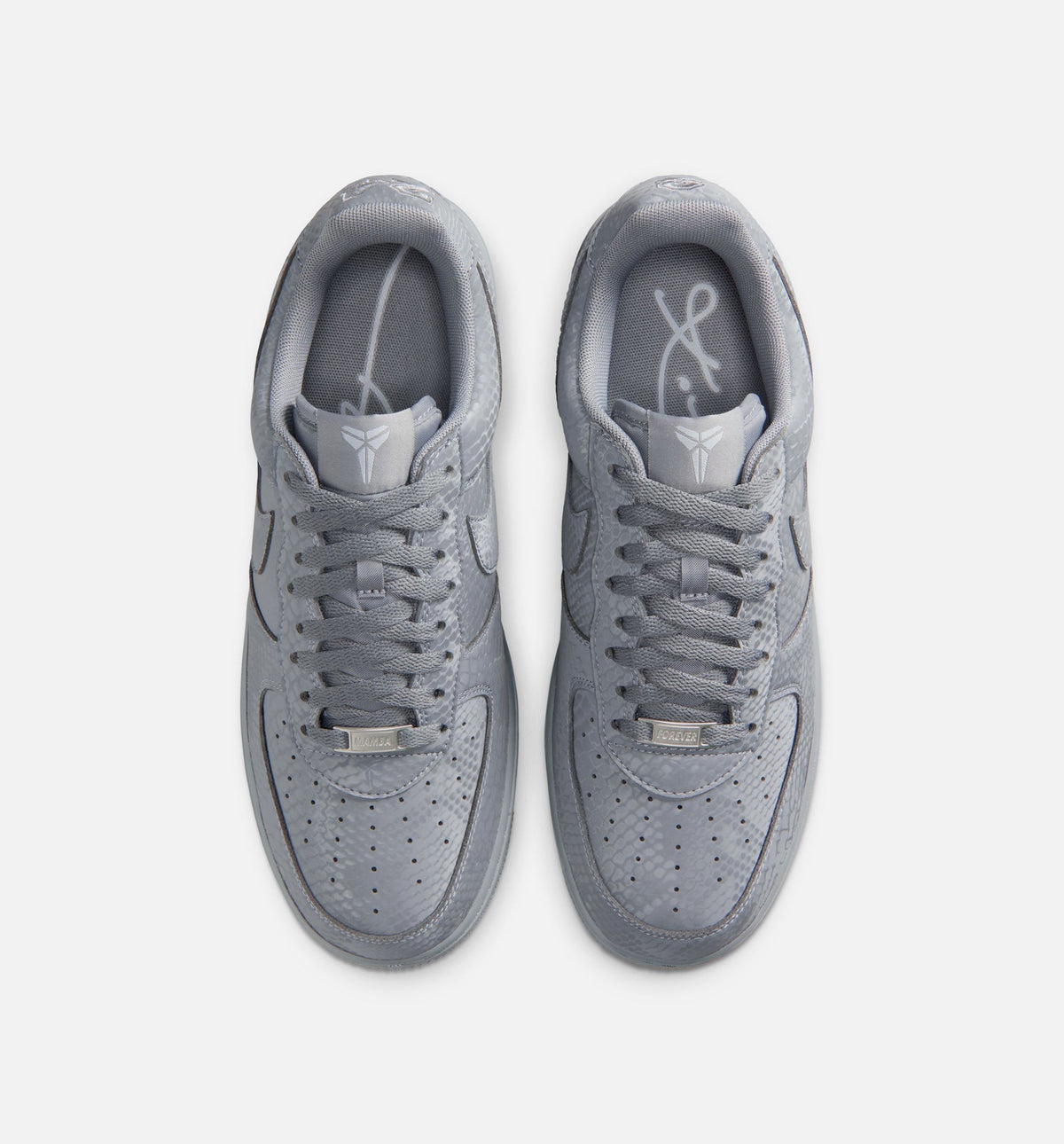 Kobe Air Force 1 Low Cool Grey Men's Lifestyle Shoes - Cool Grey/Wolf Grey