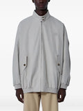 Miu Miu Panama logo-motif bomber jacket