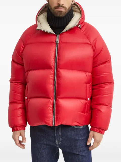 Khrisjoy hooded zip puffer jacket