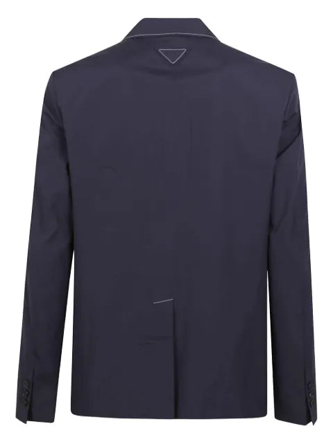 Prada topstitch pocket jacket