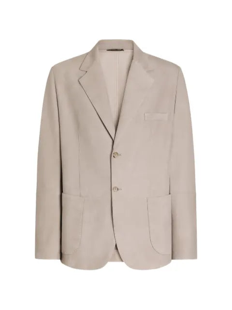 Dolce & Gabbana single-breasted jacket in suede