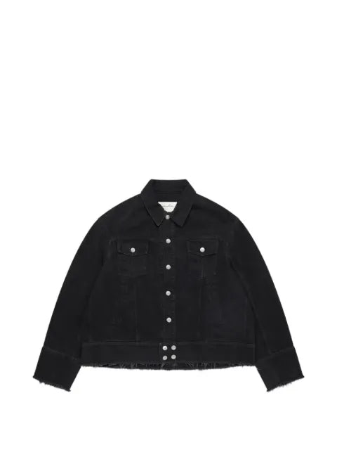 matieres fecales Pierre M. raw-cut denim jacket