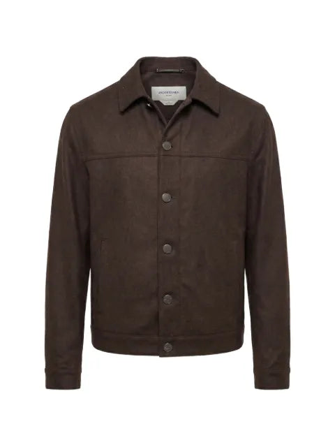 Jacob Cohën button-fastening wool shirt jacket