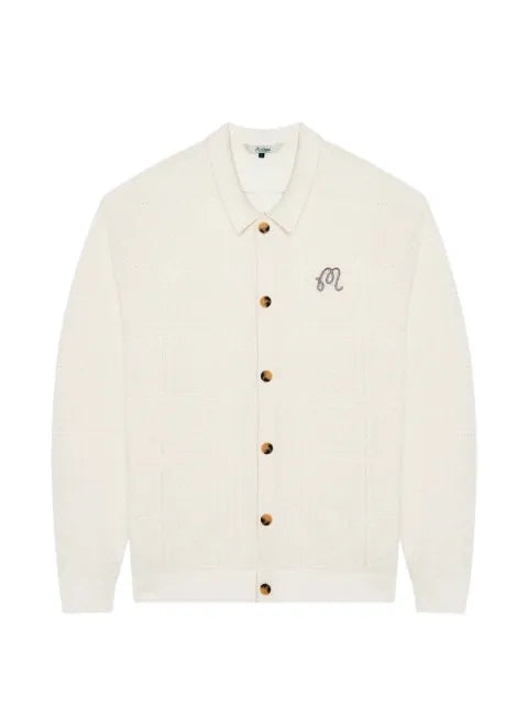 Malbon Golf Resort crochet-knit cardigan