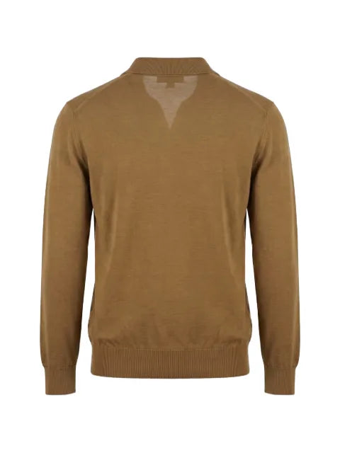 Sease fine-knit polo sweater