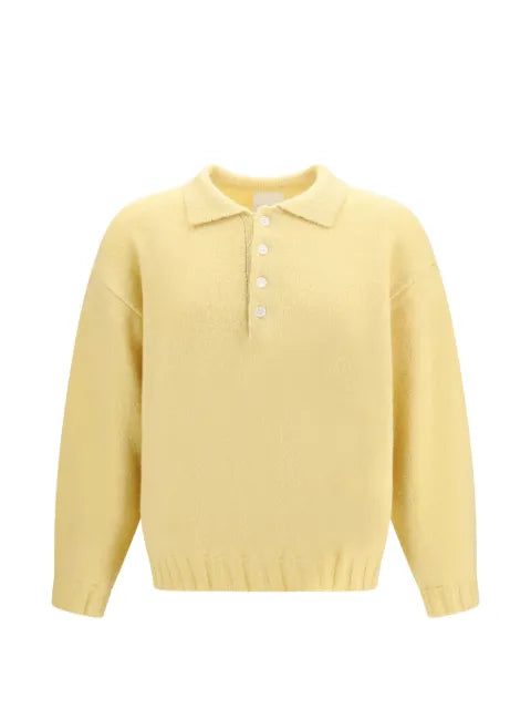 FOUND knit polo sweater