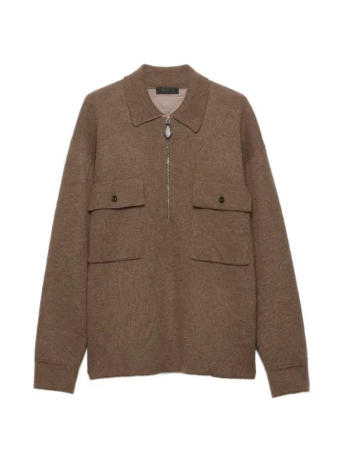 Prada cashmere polo shirt