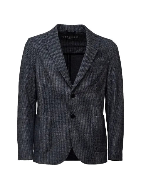 Circolo 1901 micro-print single-breasted blazer