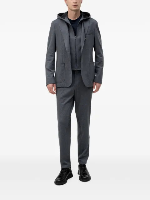 BOSS slim-fit jacket with inner hood