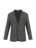 Eleventy herringbone-pattern blazer