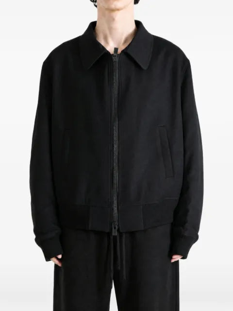 Yohji Yamamoto zip-up collared jacket
