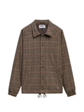 Sebago houndstooth raglan-sleeve jacket