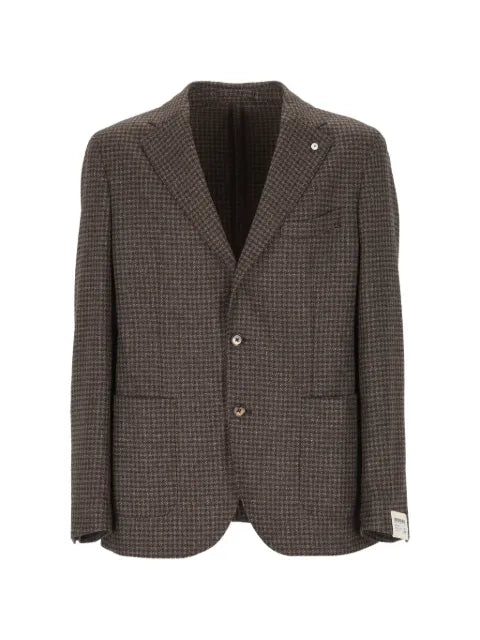 L.B.M. 1911 houndstooth-pattern blazer