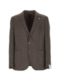 L.B.M. 1911 houndstooth-pattern blazer
