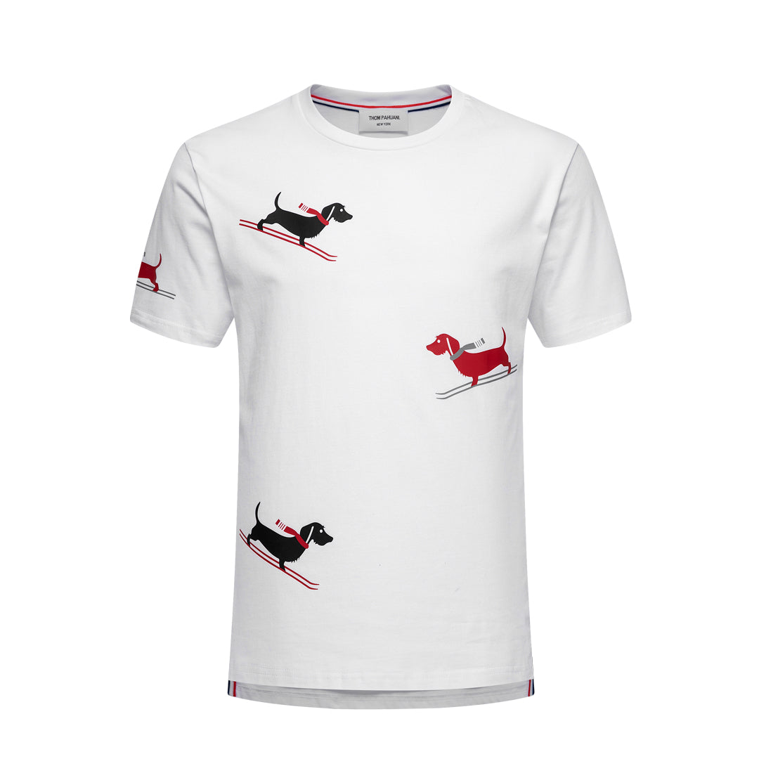 Men's Classic Four-Bar Lobster T-Shirt - 100% Cotton Made in Japan | Thom Browne