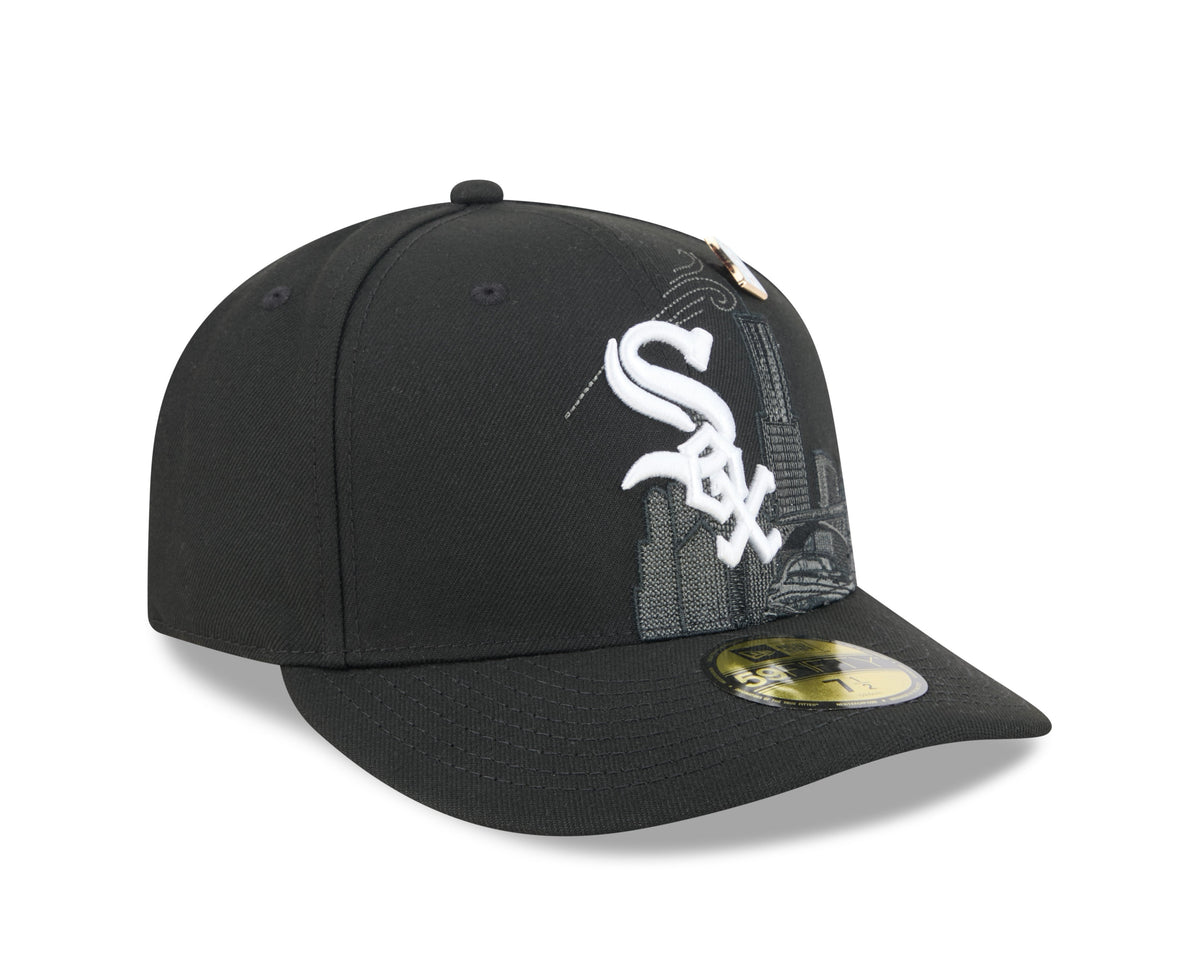 New Era 5950 Pinch Crown Chicago White Sox Injection Fitted Hat