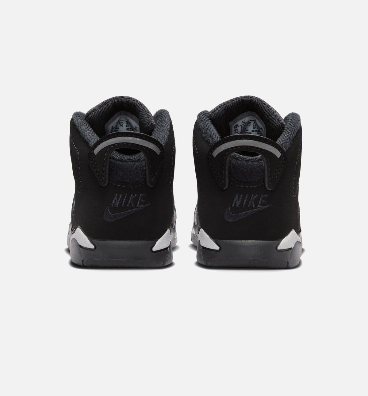Air Jordan 6 Cap and Gown | Infant/Toddler Lifestyle Shoe | Black/Reflective Silver/Black