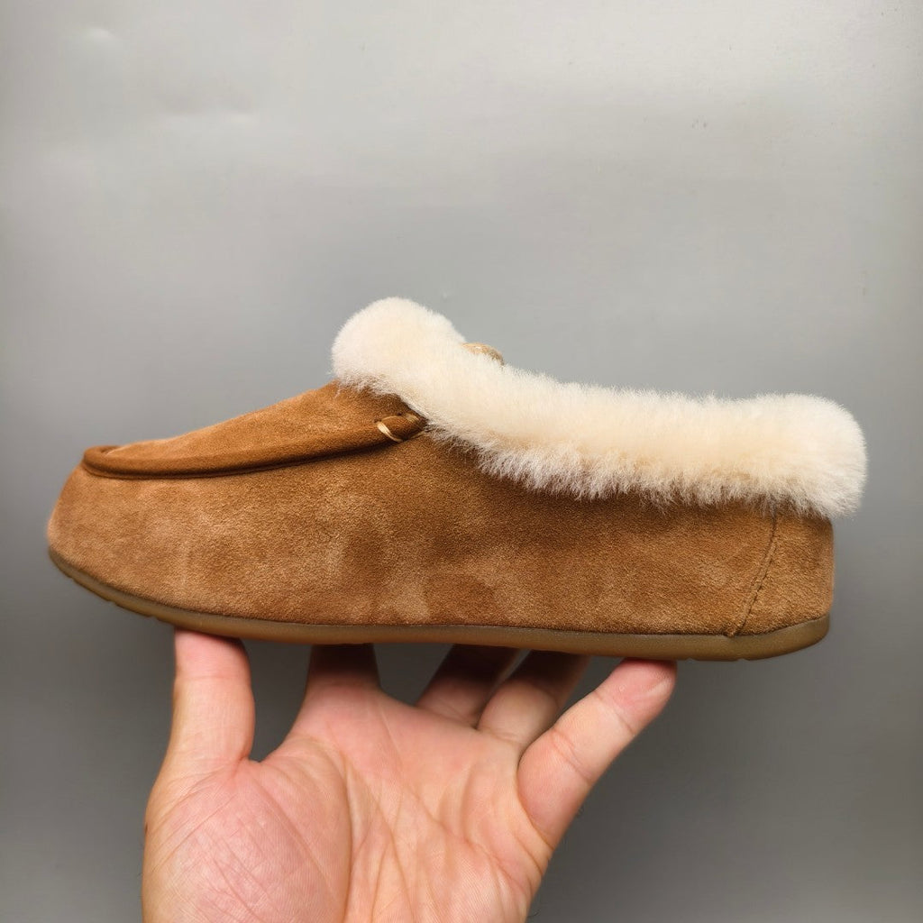 Chestnut Slip-On Casual House Shoes — New Arrival | In Stock