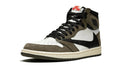 Travis Scott x Air Jordan 1 High OG SP – Reverse Swoosh Mocha Brown & White Cactus Jack AJ1 Collab