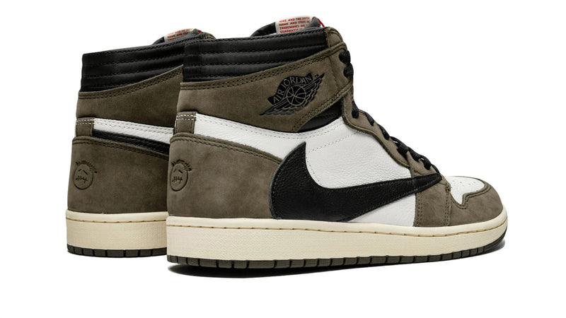 Travis Scott x Air Jordan 1 High OG SP – Reverse Swoosh Mocha Brown & White Cactus Jack AJ1 Collab
