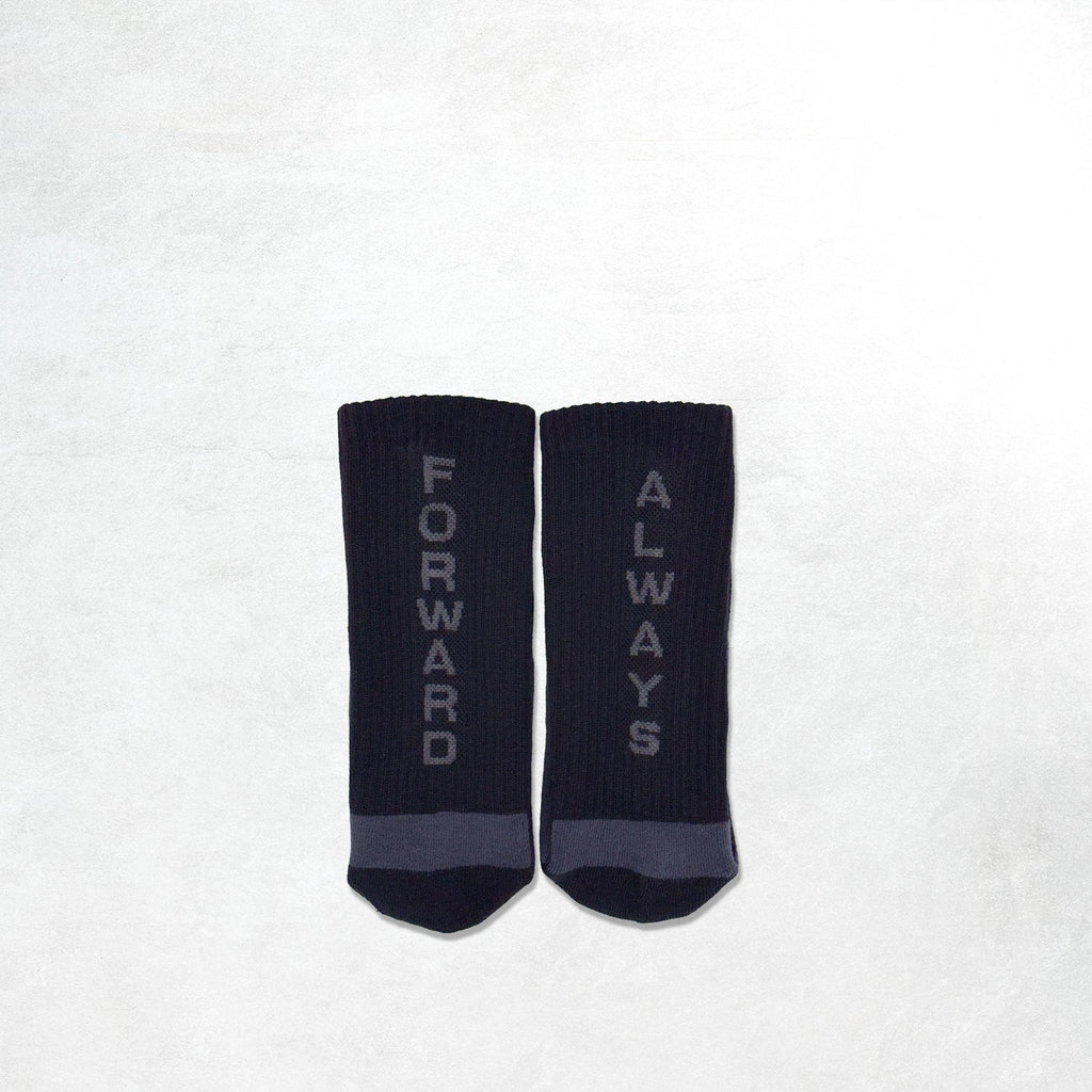 Forward, Always Active Tech Sock: Black/Black