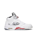 Supreme x Retro 5 White