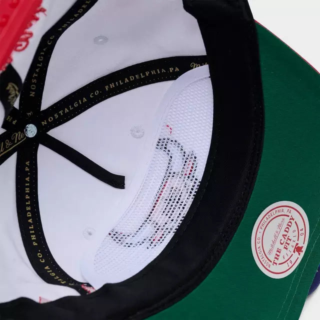M&N NBA Chicago Bulls Shooting Stars Deadstock Snapback Hat