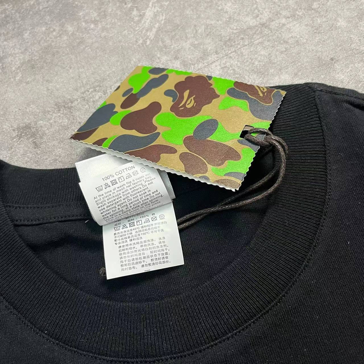 Bape Ape Head Camo Graphic Oversized Short Sleeve Tee Multi‑Style