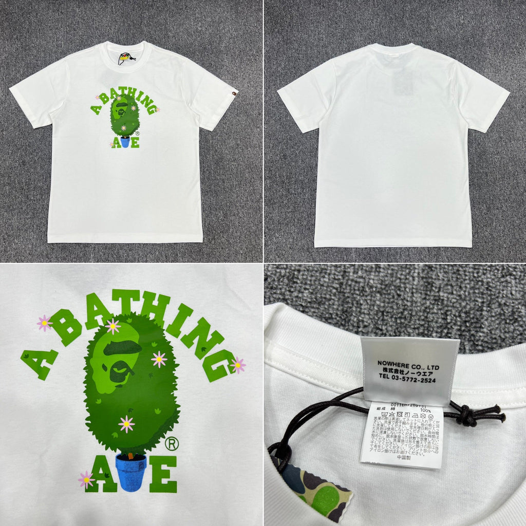 Bape Ape Head Camo Graphic Oversized Short Sleeve Tee Multi‑Style