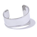 Silver Chunky Cuff Bracelet