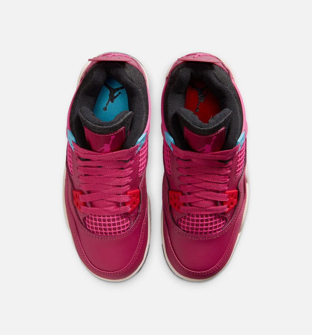 Air Jordan 4 Retro 'She's a Star' Grade School - Sweet Beet/Desert Pink/Off Noir/Chalk