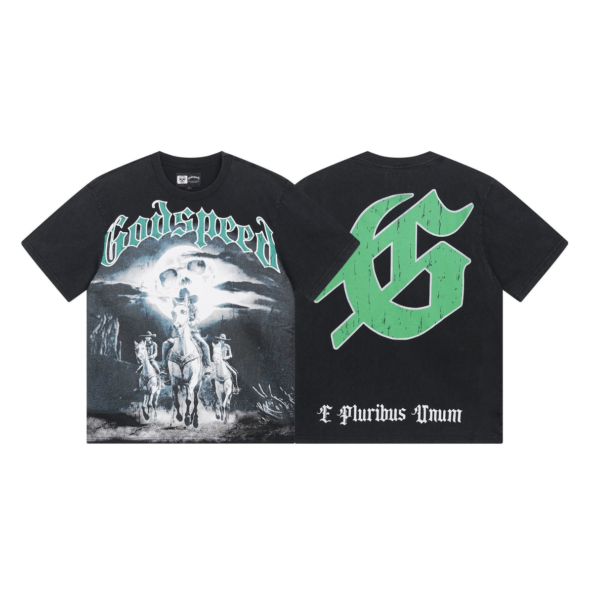 Godspeed E Pluribus Unum Washed Graphic T-Shirt