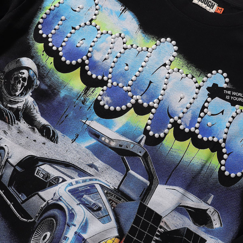 Rough Play Moon Walker Graphic Long-Sleeve T-Shirt