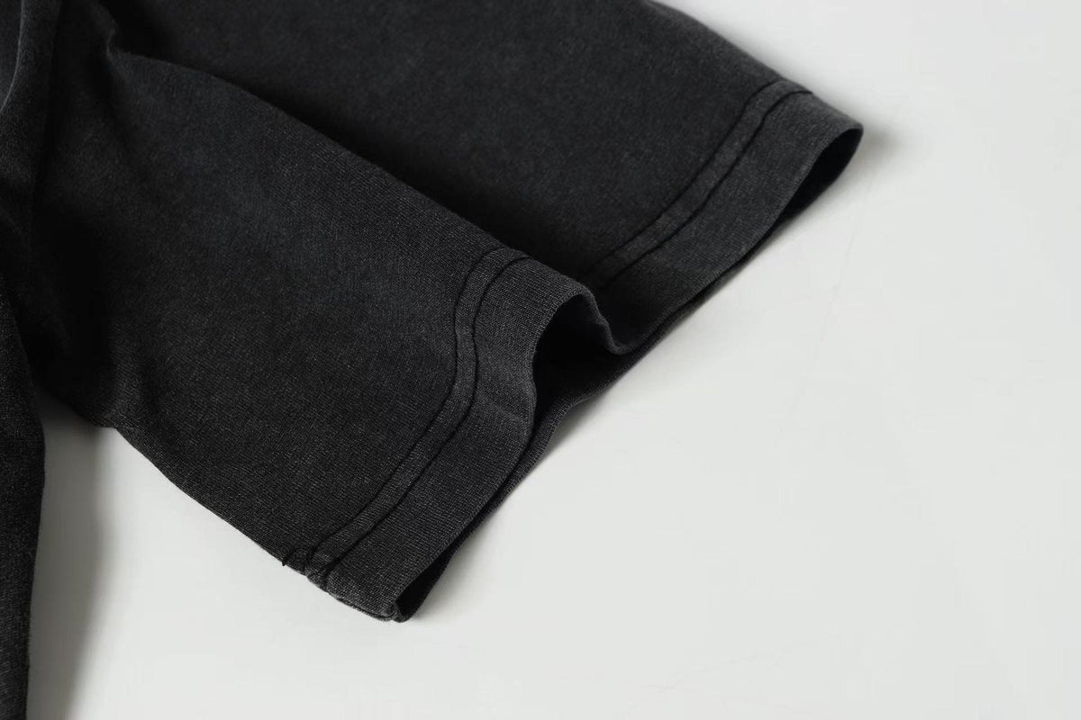 Godspeed Fortis Fortuna Washed Black Graphic T-Shirt