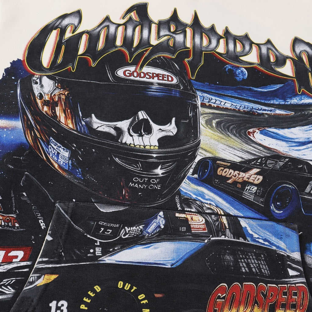 Godspeed Racing Graphic Washed Hoodie