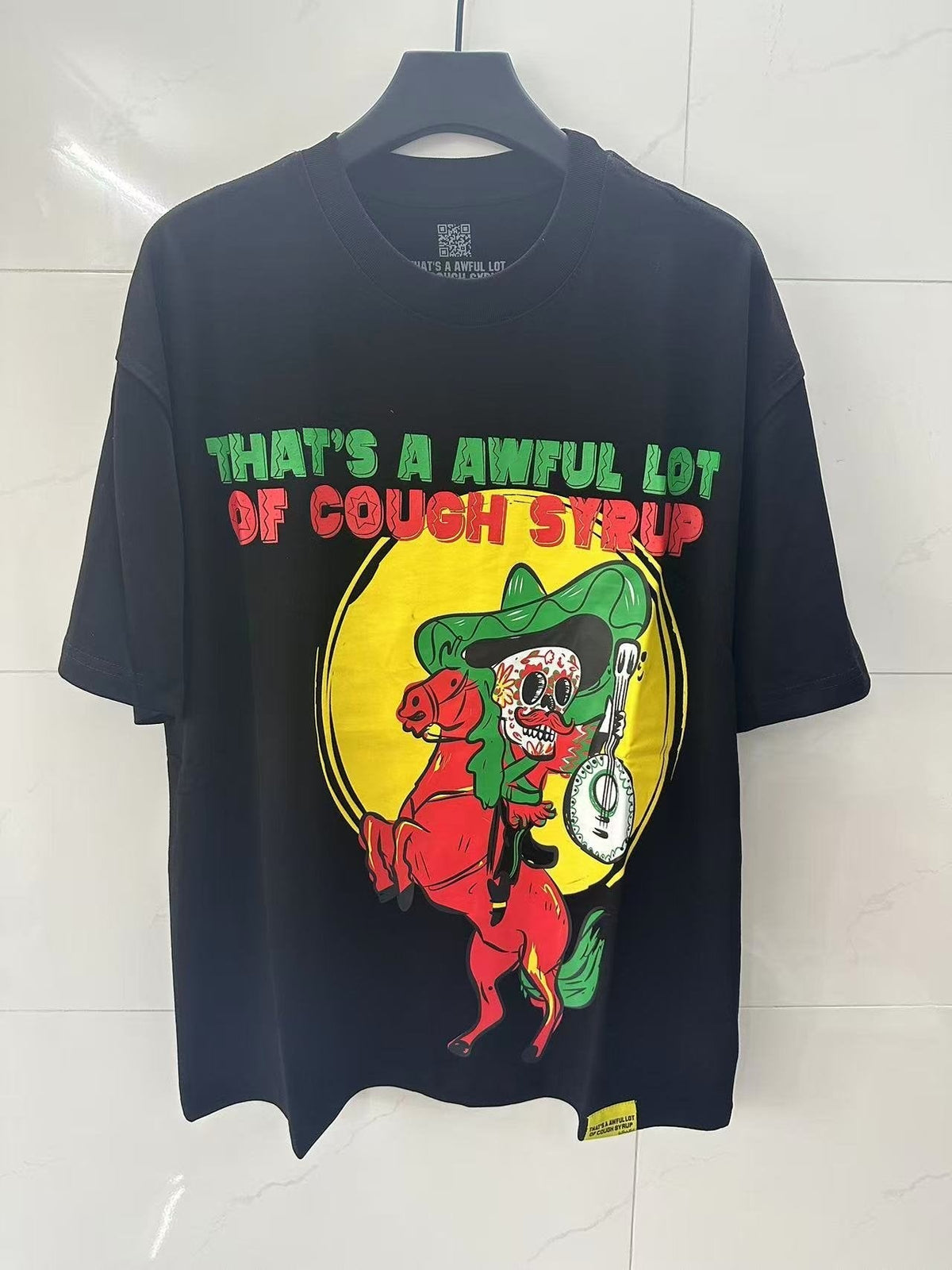 THAT'S A AWFUL LOT OF COUGH SYRUP Front & Back Graphic T-Shirt