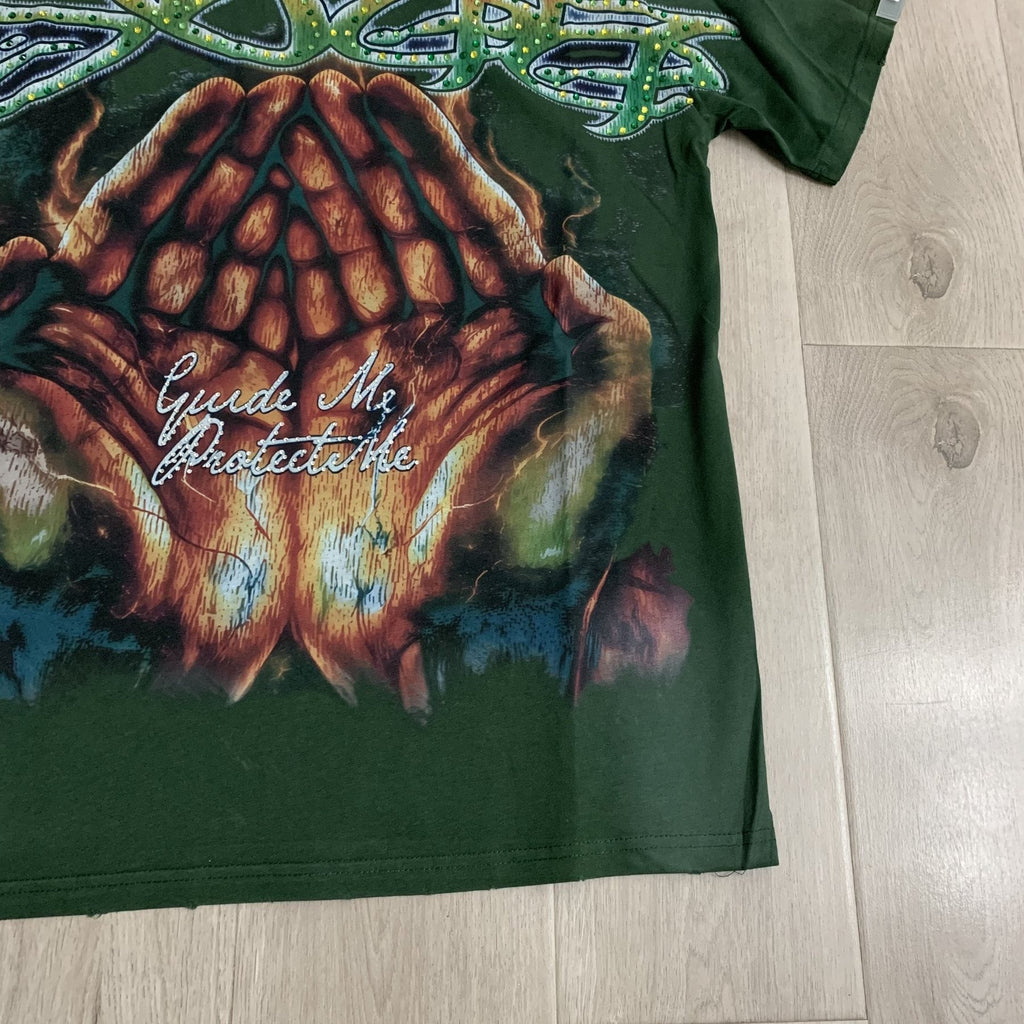 DUAA Rhinestone Monkey Graphic T-Shirt