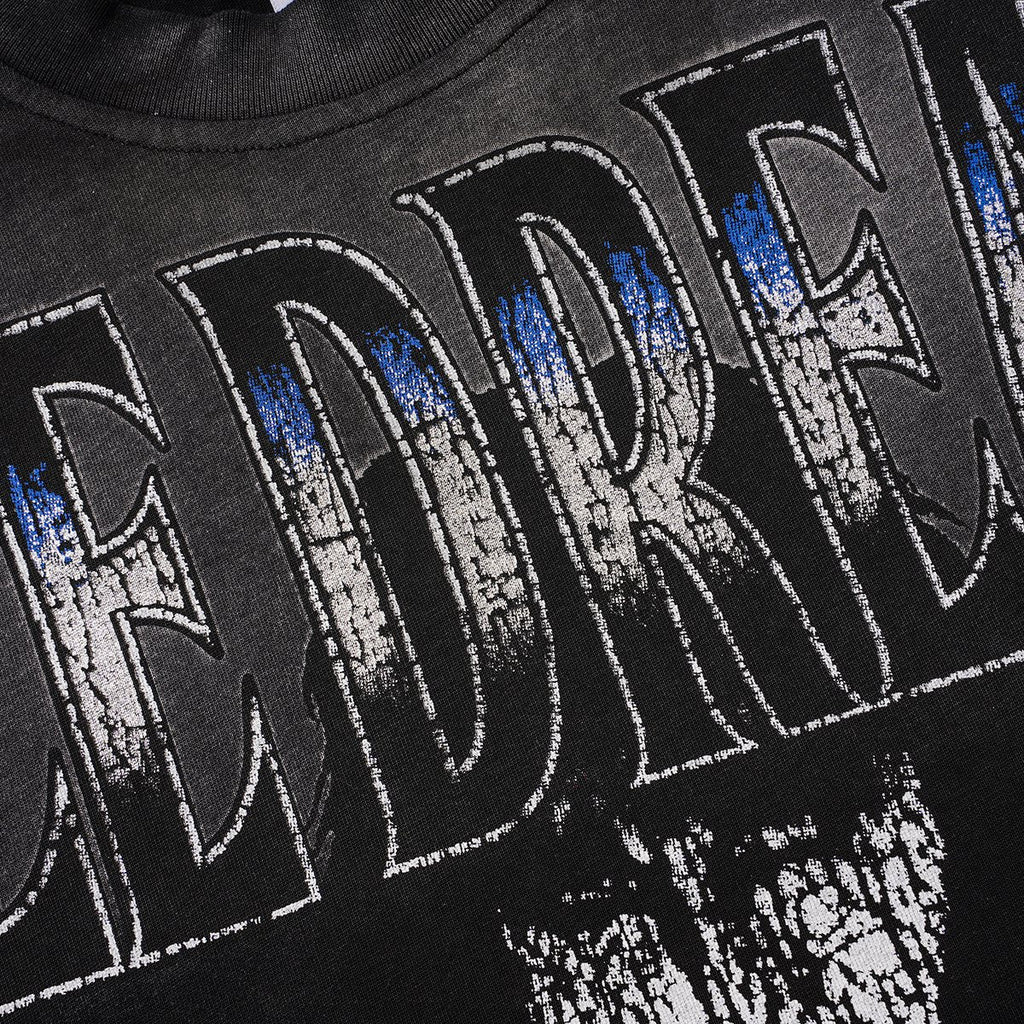 VALLEY Washed Black Graphic T-Shirt