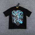 GUAPI Blue Graphic Short-Sleeve T-Shirt