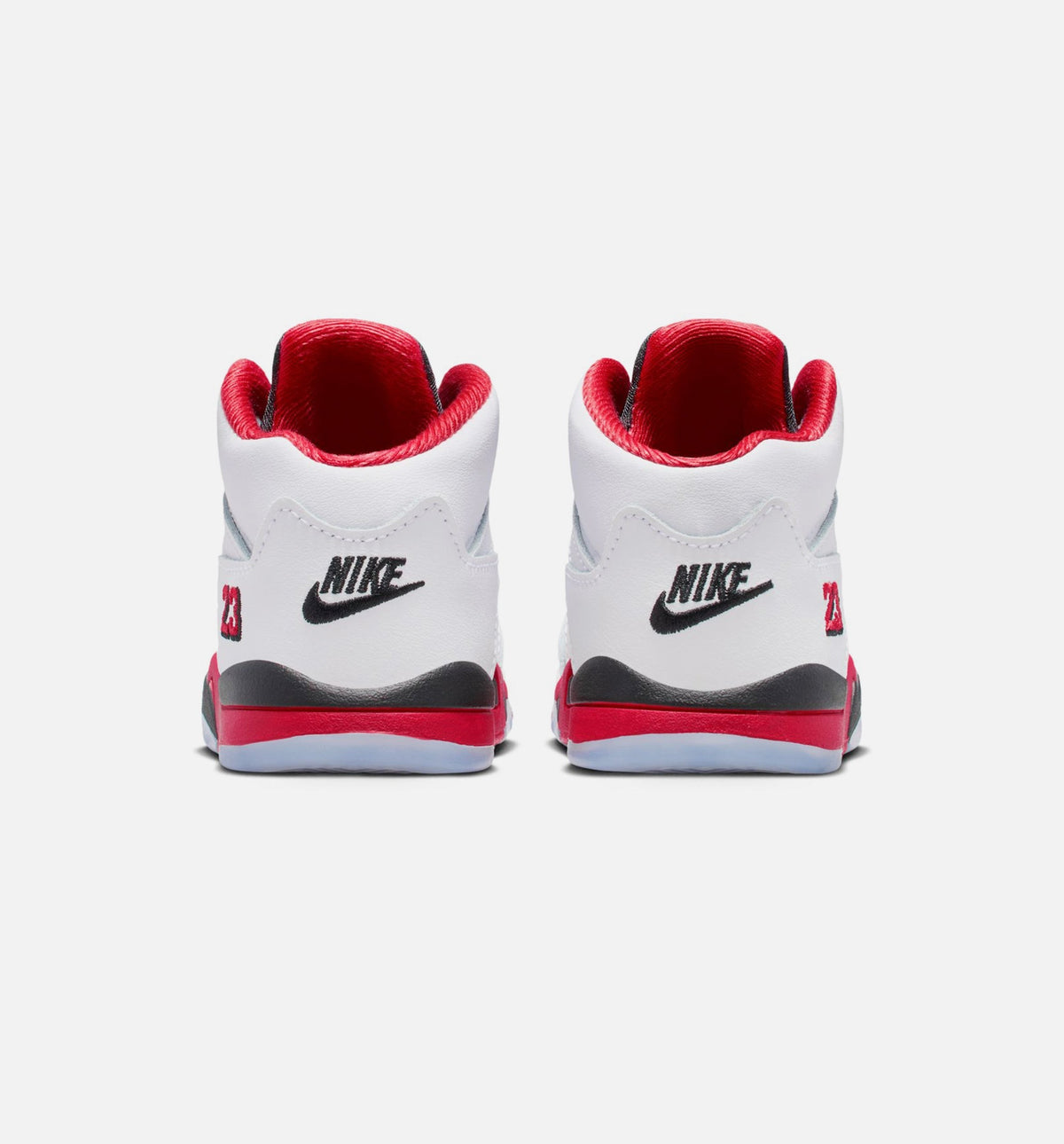 Air Jordan 5 Retro Fire Red Baby & Toddler Sneakers - Fire Red / White