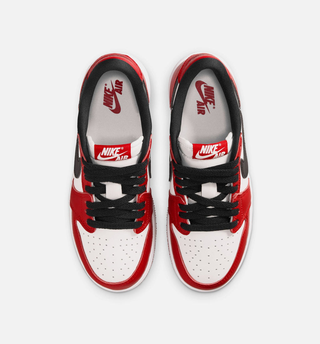 Air Jordan 1 Retro Low OG Chicago Grade School Lifestyle Shoe - Varsity Red/Black/Summit White