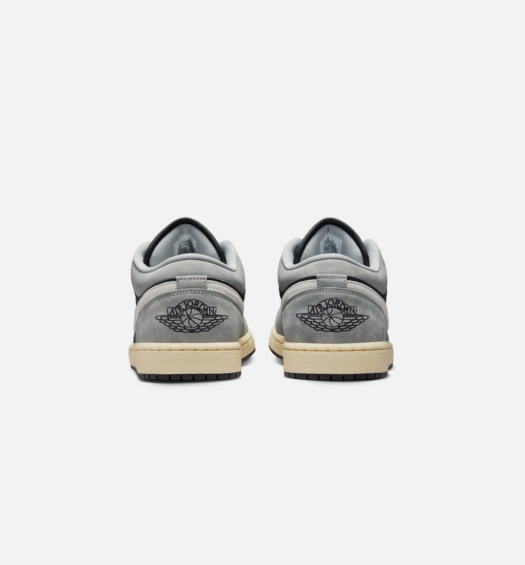 Air Jordan 1 Low SE Men's Lifestyle Shoes - Light Smoke Grey/White/Off Noir