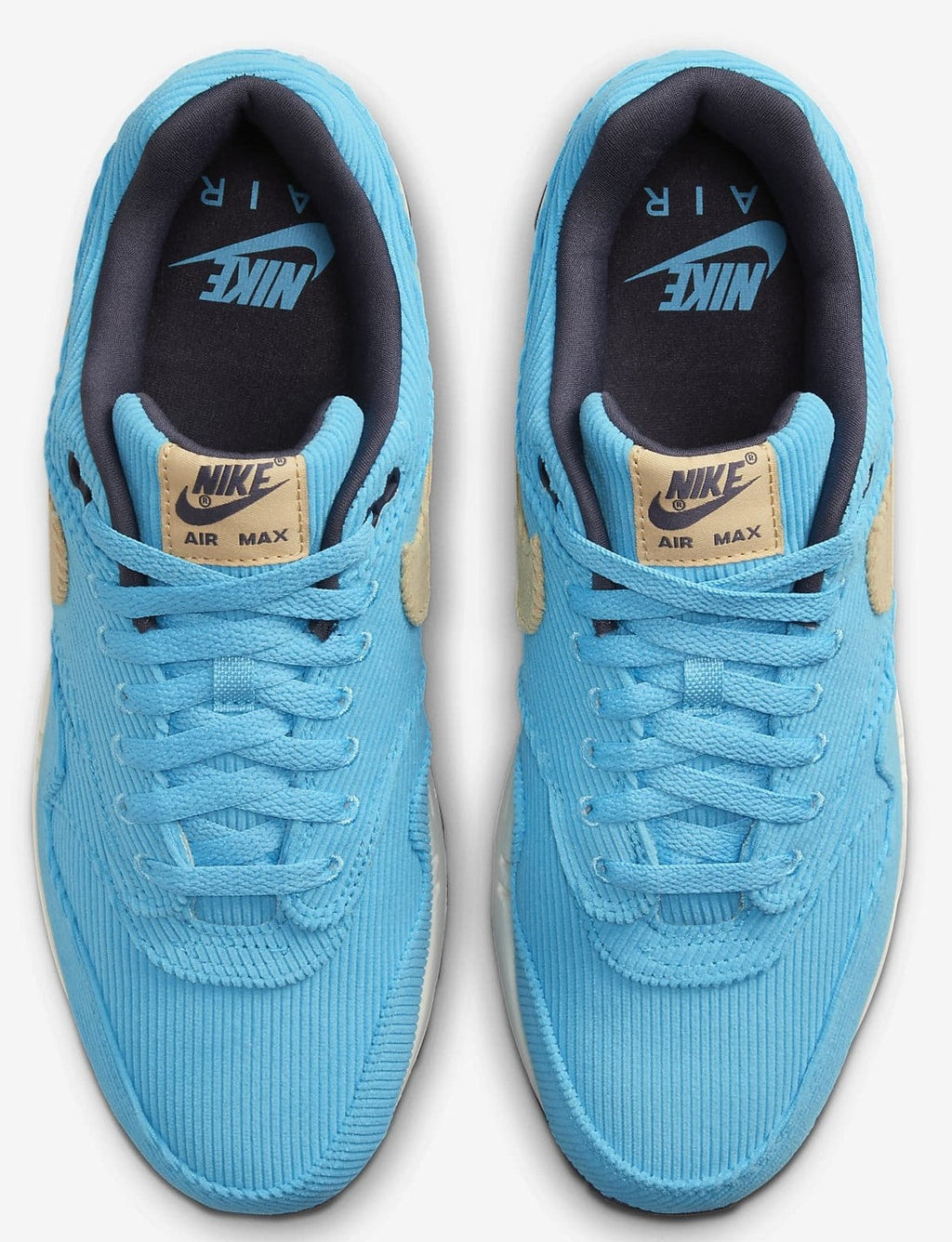 Men's Nike Air Max 1 PRM Baltic Blue/Sesame-Gridiron (FB8915 400)