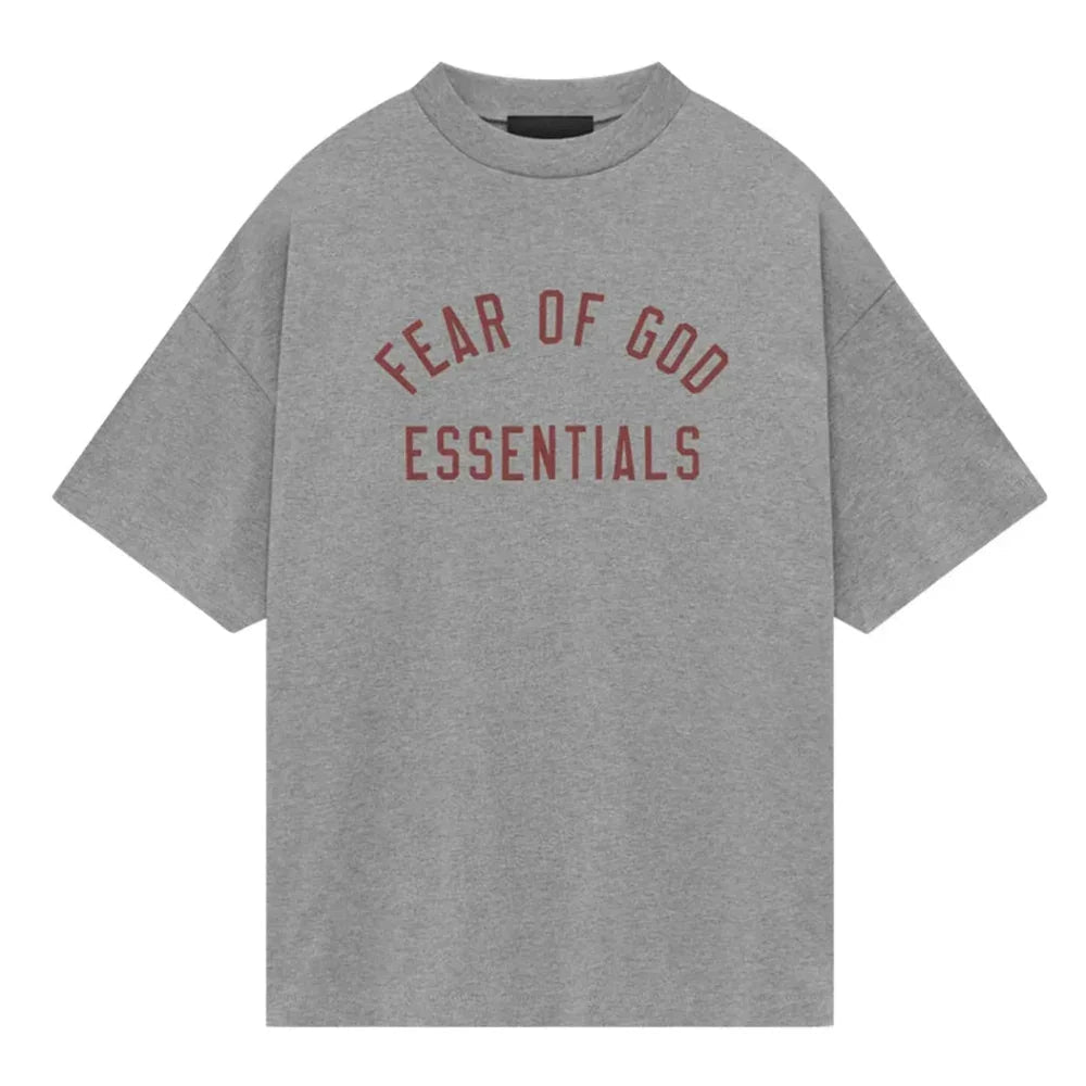 Fear of God Essentials Jersey Crewneck Tee Dark Heather